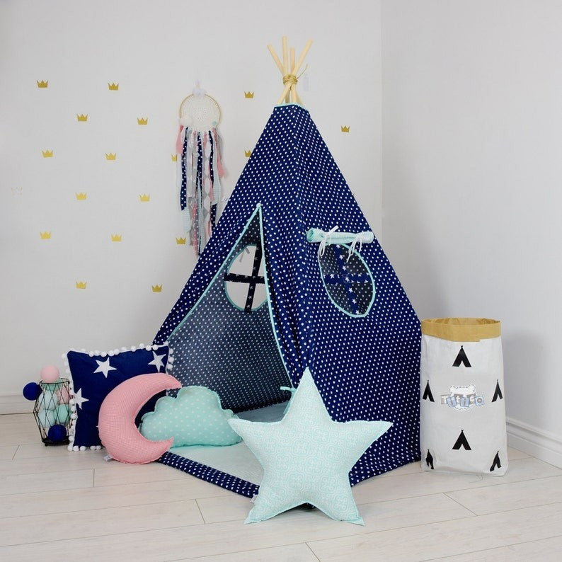 Cabana Teepee Estrelinha Azul