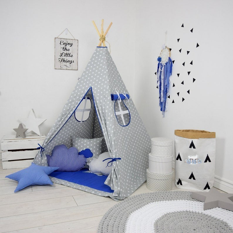 Cabana Teepee Azul