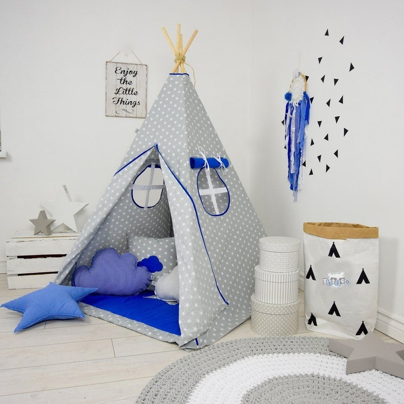 Cabana Teepee Azul