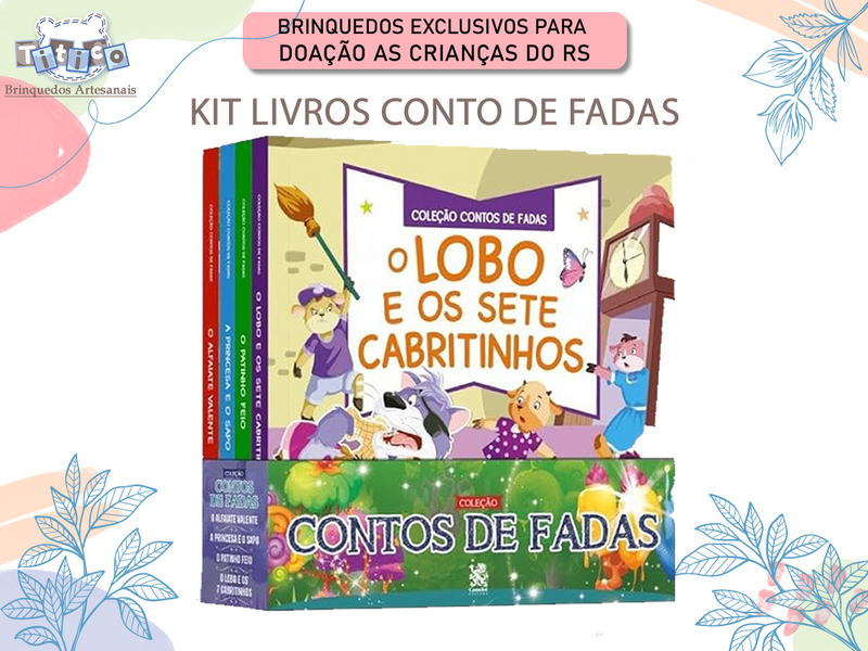 Kit Livros Conto de Fadas