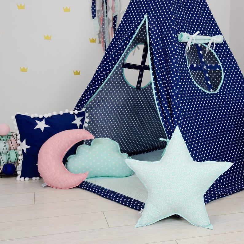 Cabana Teepee Estrelinha Azul