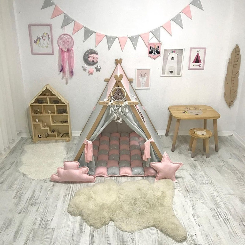 Cabana Infantil Cinza