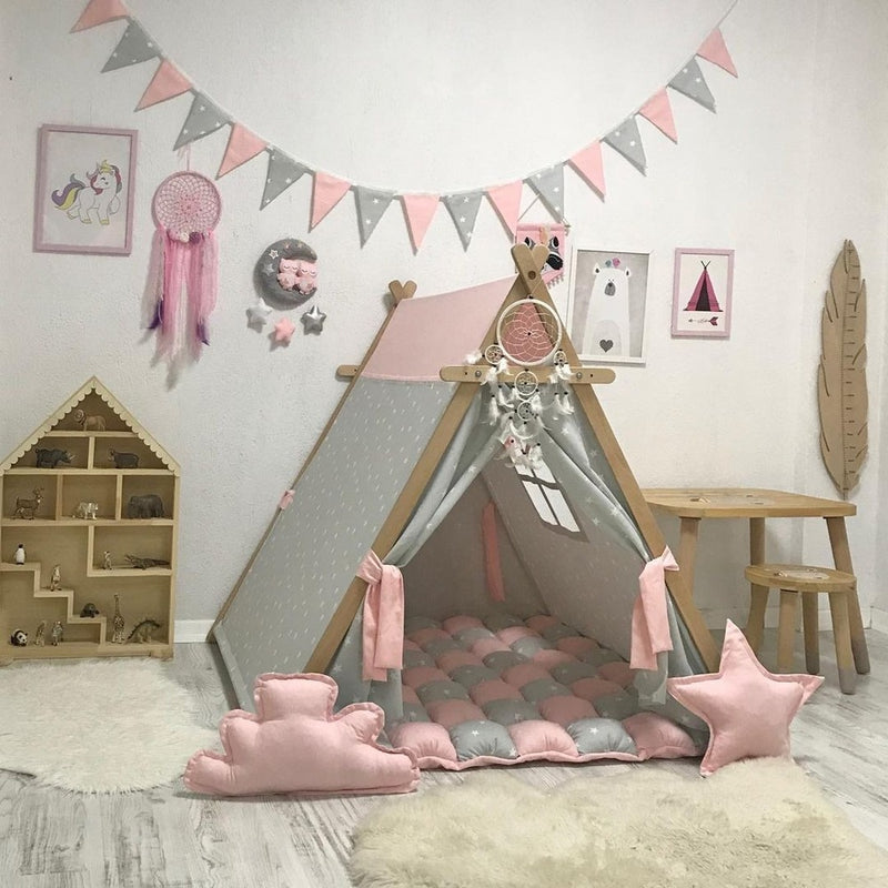 Cabana Infantil Cinza